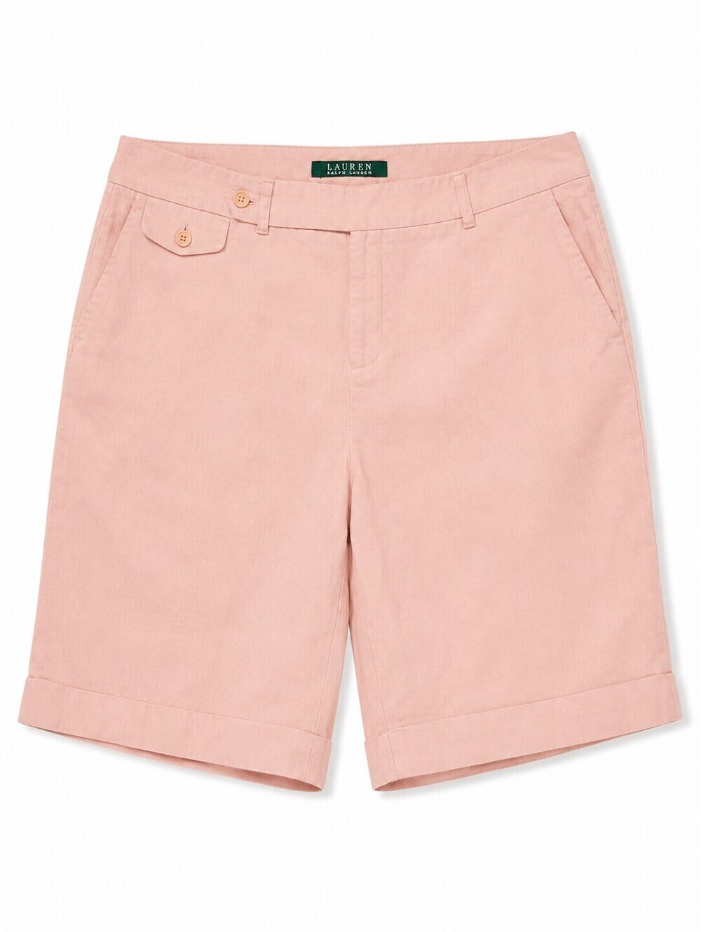Lauren Ralph Lauren Pink Linen Cotton Bermuda Shorts Womens 18W Plus